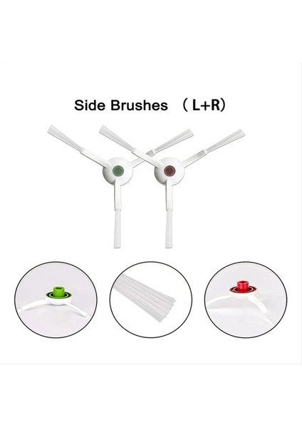 T10 Turbo X1 Omnı Elektrikli Süpürge Aksesuarı Için 23 Adet Ana Yan Fırça Kapağı Filtre Paspas Bezi Toz Torbası (Yurt Dışından) indirimleri