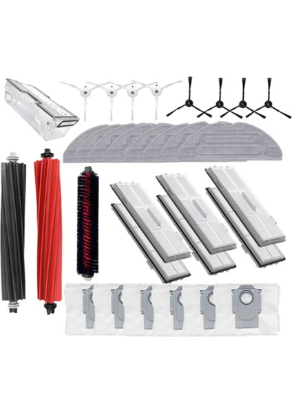 S8 / Plus / S8 Pro Ultra Robot Ana Yan Fırça Hepa Filtre Paspas Bezi Toz Torbası Yedek Yedek Parçalar (Yurt Dışından) indirimleri