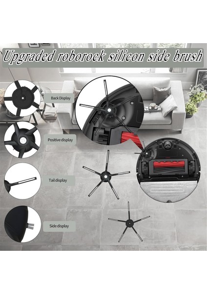 S8 Pro Ultra Robot Süpürge Ana Yan Fırça Hepa Filtre Paspas Bezi Toz Torbaları Yedek Parçaları (Yurt Dışından) fırsatları