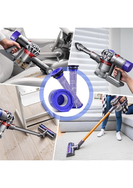 V8 Kablosuz Elektrikli Süpürgeler Için Filtre Seti Yedek Ön Filtre ve Son Filtre Aksesuarları Yedek Parçalar (Yurt Dışından) modelleri
