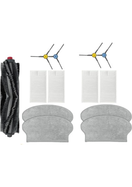 13 Adet VCR21LDSW / M6 Robot Süpürge Yedek Parçaları Mian Yan Fırça Paspas Bezi Hepa Filtre (Yurt Dışından)