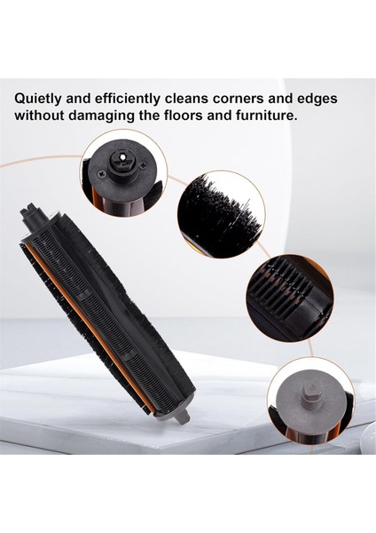 X30 ULTRA/X40 ULTRA/L10S ULTRA/L20 Pro Plus Elektrikli Süpürge Için Ana Kauçuk Rulo Fırça (Yurt Dışından)