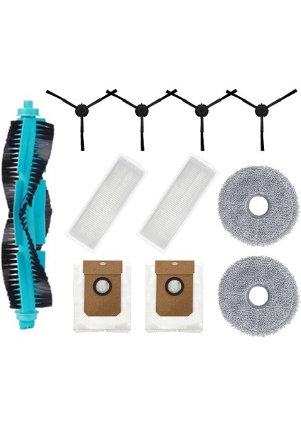 11090 Revolution Robot Vakum Parçaları Için Uygundur Silindir Yan Fırça Hepa Filtre Paspas Bezi Bez Toz Torbası (Yurt Dışından)