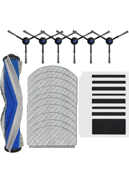 Debot N20/N20 PLUS/N20 Vakum Parçaları Yan Fırça Hepa Filtre Paspas Pedi Bez Aksesuarları (Yurt Dışından)