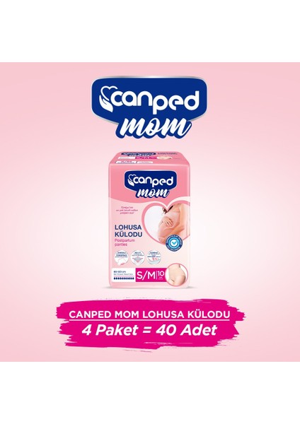 Mom Lohusa Külodu S/M 10'lu x 4 Adet
