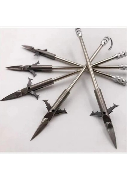 Avcılık Ok Balıkçılık Ipuçları Okçuluk Broadhead Balıkçılık Dart Sapan Çelik Ok Ucu Çekim Sapan Mancınık Büyük Paslanmaz Çelik Yay Balıkçılık Sapanı Mancınık Dart Geniş Uçları Ok Uçları 3 Adet