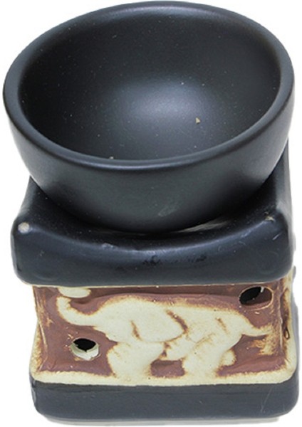 Şans Getiren Fil Desenli 10 Adet 10ML Nish Aura Koku Hediyeli Seramik Buhurdanlık ve Koku Seti modelleri