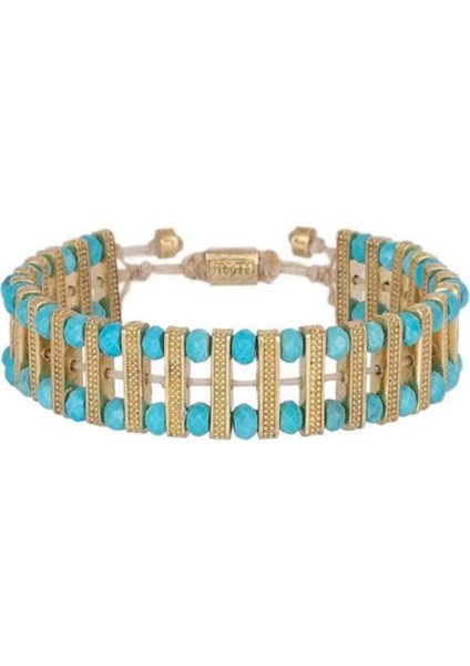 Bronz Gold Moon Bileklik