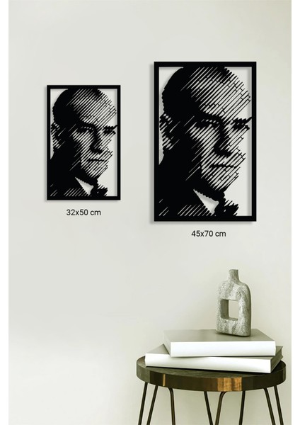 Atatürk Metal Duvar Dekoru