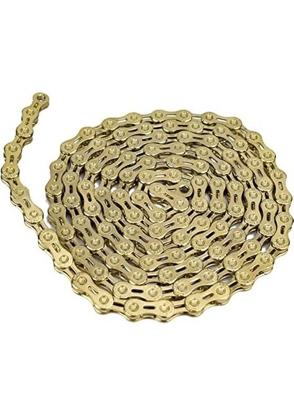 Dağ Yol Bisiklet Zinciri 9-18-27 Hızlı Bisiklet Zinciri, Altın Bisiklet Zinciri Çelik 116 Bağlantılı Yarı Boş Zincirler 9 Hızlı Bisiklet Zinciri Değişken Hızlı Mtb Dağ Yol Bisiklet Zinciri modelleri