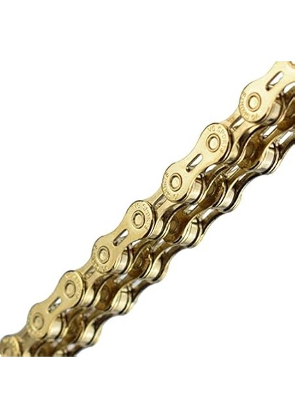 Dağ Yol Bisiklet Zinciri 9-18-27 Hızlı Bisiklet Zinciri, Altın Bisiklet Zinciri Çelik 116 Bağlantılı Yarı Boş Zincirler 9 Hızlı Bisiklet Zinciri Değişken Hızlı Mtb Dağ Yol Bisiklet Zinciri fırsatları