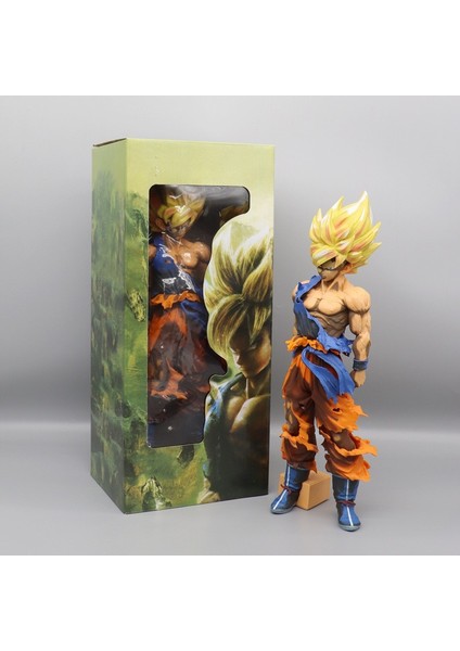 Animasyon Büyük Dragon Ball Sun Wukong Şekilli Kalıp Süsleme Gogeta Vegetto Saiyan (Yurt Dışından)