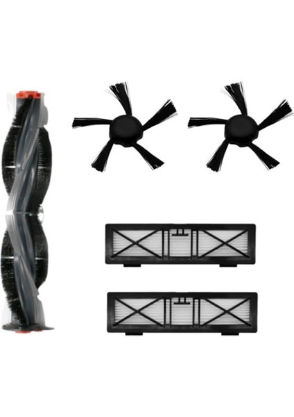 D Serisi D3 D4 D5 D6 D7 D70E D75 D80 D85 Robot Süpürge Yedek Ana Yan Fırça Filtresi ile Uyumludur (Yurt Dışından)