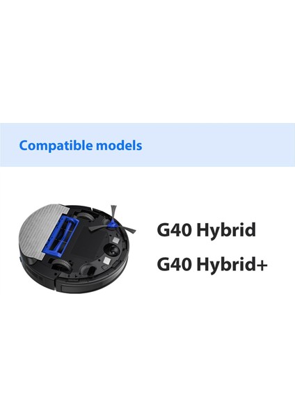 G40 Hybrid / Hybrid+ Robot Süpürge Için Aksesuar Seti Pats Ana Yan Fırça Paspas Bezi Hepa Filtre Toz Torbaları (Yurt Dışından)