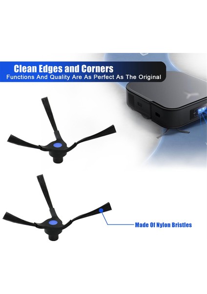 X2 / Omni Pro DEX86 Robot Süpürge Yedek Parçası Için Yan Fırça Aksesuarları (Yurt Dışından)