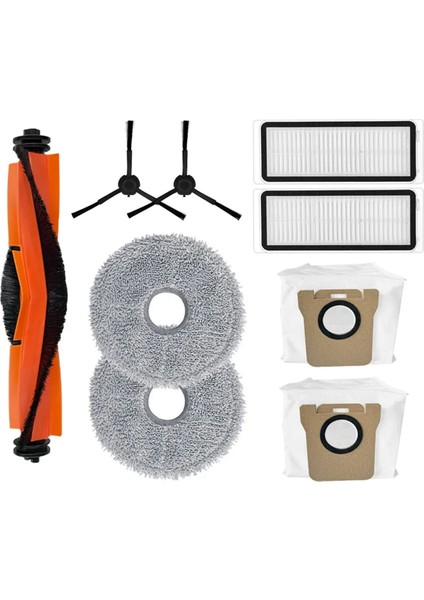 Bot L20 Ultra / L30 X20 Pro Robot Süpürgeler Için Ana Yan Fırça Filtre Paspas Bezi Toz Torbası Parça Aksesuarları (Yurt Dışından)