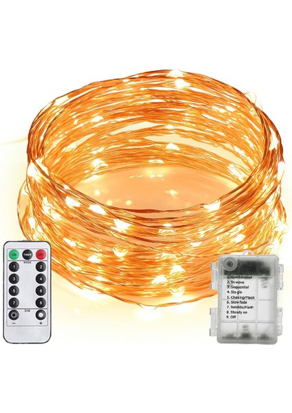 Peri Tel LED Işık Kumandalı Animasyonlu Pilli LED