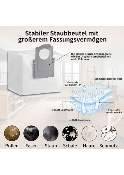S8 Maxv Ultra Robot Süpürge Ana Yan Fırça Hepa Filtre Paspas Bezi Toz Torbaları Yedek Yedek Parçalar (Yurt Dışından) fırsatları