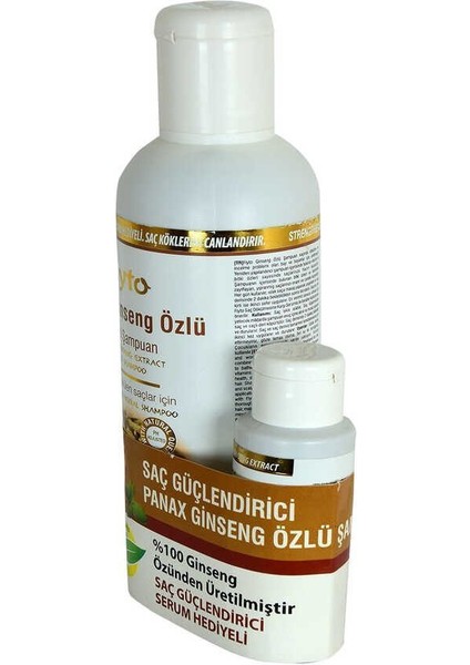 Doğal Ginseng Özlü Bitkisel Şampuan 500 ml