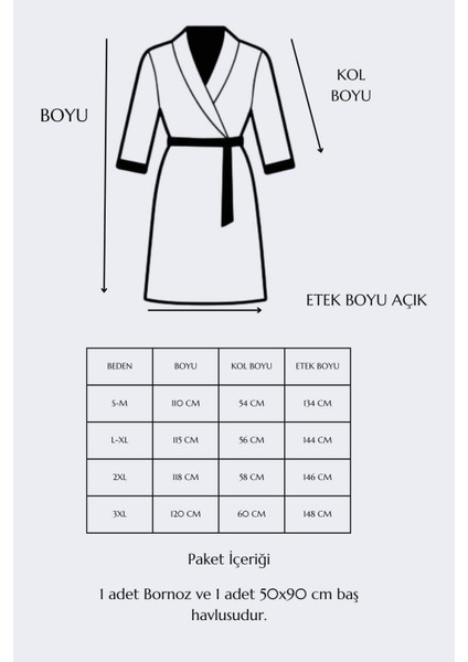 Soft Elegance Banyo Tek Kişilik Bornoz Takımı Pamuklu