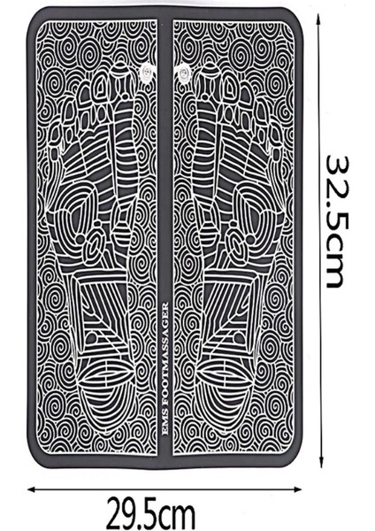 Ems Ayak Masaj Pedi Foot Massager Titreşimli Refleksloji Masaj Aleti indirimleri