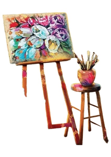 Huacan Sayılarla Resim Bahçe Manzara Dıy Çerçeve Yetişkinler Için Handpainted Duvar Sanatı Tuval Üzerine Çizim Yağlı Boya Ev Renk: YHHC1-3206 / Boyut (Cm): 65X50CM Dıy Çerçeve (Yurt Dışından)