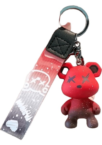 Askılı Sevimli Ayı Anahtarlık En Iyi Araba Anahtarı Anahtarlık Hayvan Çantası Sırt Çantası Anahtarlık Charm Kolye Aksesuar Arkadaş Için Hediye (Yurt Dışından)