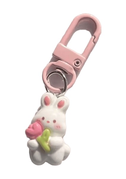 Mini Tavşan Anahtarlık Sevimli Karikatür Sırt Çantası Dekorasyon Moda Kız Öğrenciler Anahtarlık Kore Basit Çanta Aksesuarları Takı Hediyerenk: A / Boyut: 6cm (Yurt Dışından)