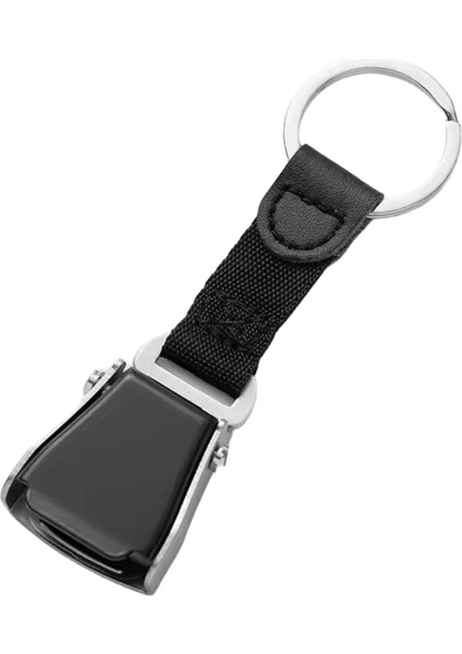 Emniyet Kemeri Anahtar Halkaları Havayolu Havacılık Anahtarlık Mini Çıkarılabilir Emniyet Tokası Anahtarlık Uçak Uçuş Hediye Çanta Charms Kolyerenk: 1.5cm Siyah (Yurt Dışından)