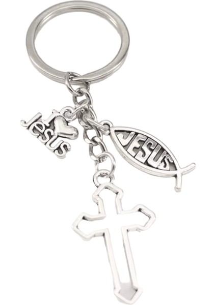 Yeni Varış Isa Anahtarlık Grace Çapraz Inanç Anahtarlık Anahtarlık Tutucu Çanta Kolye Aksesuar Takı Noel Hediyeleri Kadın Erkek (Yurt Dışından)