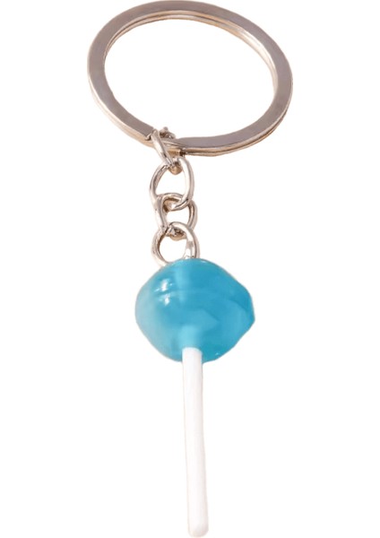 Güzel Reçine Şeker Lolipop Anahtarlık Mini 3D Simülasyon Gıda Anahtar Yüzükler Erkekler Kadınlar Için Çanta Kolye Dıy Çocuk Takı Hediyeler (Yurt Dışından)