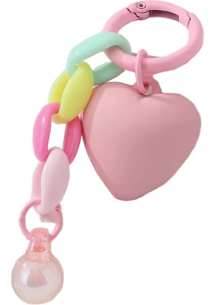 El Yapımı Kalp Anahtarlıklar Güzel Akrilik Aşk Plastik Bağlantı Anahtar Yüzükler Kadınlar Için Erkekler Dostluk Hediye Çanta Dekorasyon Takı (Yurt Dışından)