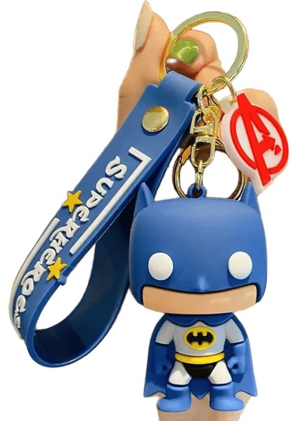 Marvel Anahtarlık Silikon Çanta Anahtarlık Kadınlar Için Disney Örümcek Adam Anahtarlık Araba Asılı Aksesuarlar Takı Hediyeler Renk:6 (Yurt Dışından)