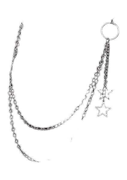 Punk Steet Anahtarlıklar Zincir Kadın Erkek Ay Yıldız Perçinler Kafatası Aksesuarları Seçim Rock Goth Pantolon Bel Kemeri Zincir Kot Üzerinde Jewerly (Yurt Dışından)