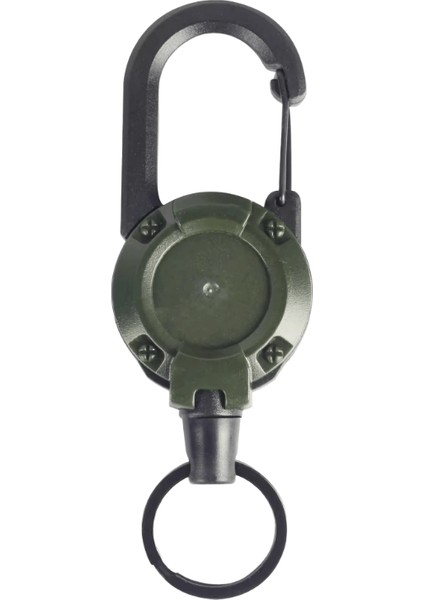 1 Adet Hırsızlığa Karşı Metal Çekmesi Kolay Toka Halat Elastik Anahtarlık Sportif Geri Çekilebilir Anahtarlık Kayıp Karşıtı Yoyo Kayak Kartı Kimlik Kartı (Yurt Dışından)