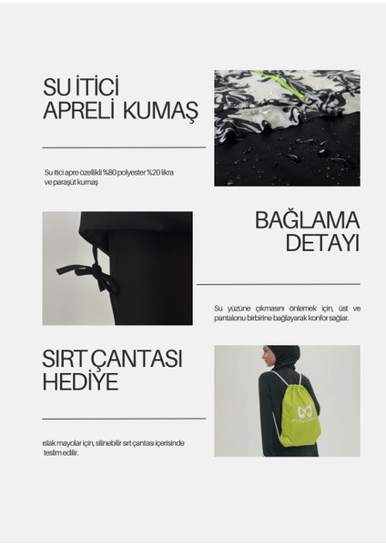 S&b Desenli Paraşüt Mayo Takımı