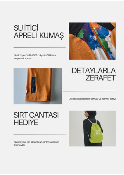 Turuncu Spor Tek Üst Mayo