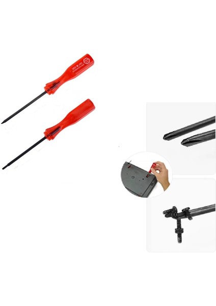 Hassas Tornavida Çapraz Şeklinde Tornavida Oyun Konsolu Cep Telefonu Saat Sökme Onarım Araçları 360/ + X50 fırsatları