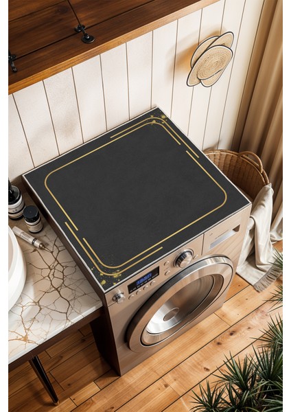 Kaymaz Tabanlı Çamaşır Makinesi Örtüsü Modern Kullanışlı Yıkanabilir Mat fırsatları