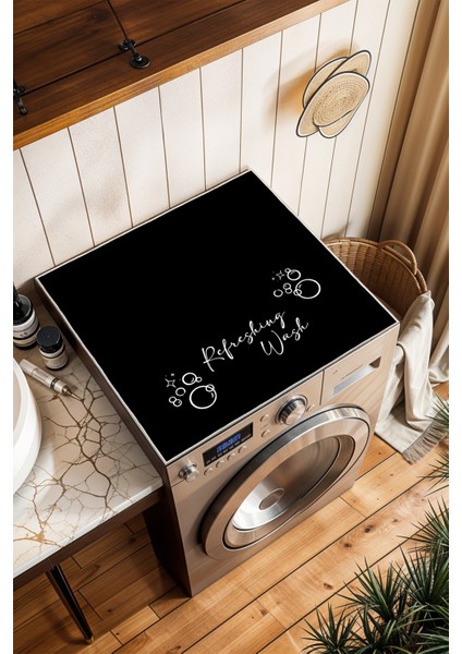 Kaymaz Tabanlı Çamaşır Makinesi Örtüsü Modern Kullanışlı Yıkanabilir Mat fırsatları