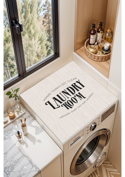Kaymaz Tabanlı Çamaşır Makinesi Örtüsü Modern Kullanışlı Yıkanabilir Mat fiyatları