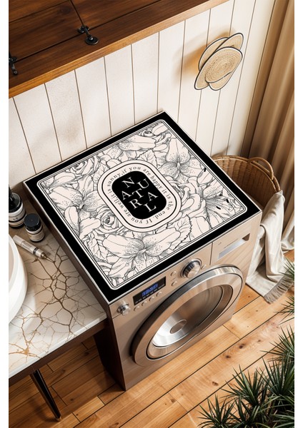 Kaymaz Tabanlı Çamaşır Makinesi Örtüsü Modern Kullanışlı Yıkanabilir Mat fırsatları
