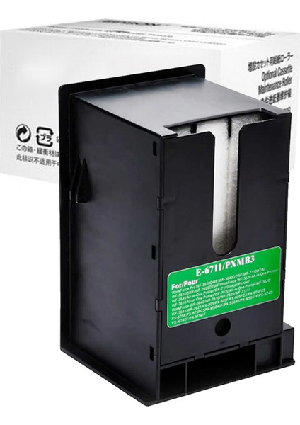 T6711-C13T671100 / Epson WF3100DW-WF-3520DWF-WF-3530DTWF Atık Kutusu 50BIN Syf