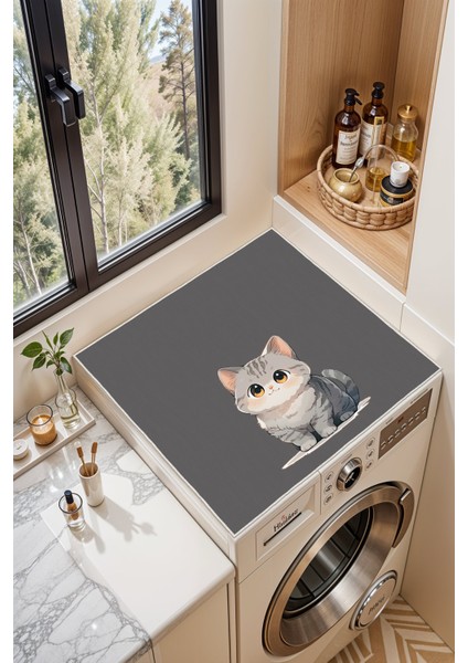 Kaymaz Tabanlı Çamaşır Makinesi Örtüsü Modern Kullanışlı Yıkanabilir Mat fiyatları