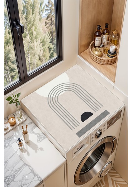 Kaymaz Tabanlı Çamaşır Makinesi Örtüsü Modern Kullanışlı Yıkanabilir Mat fiyatları