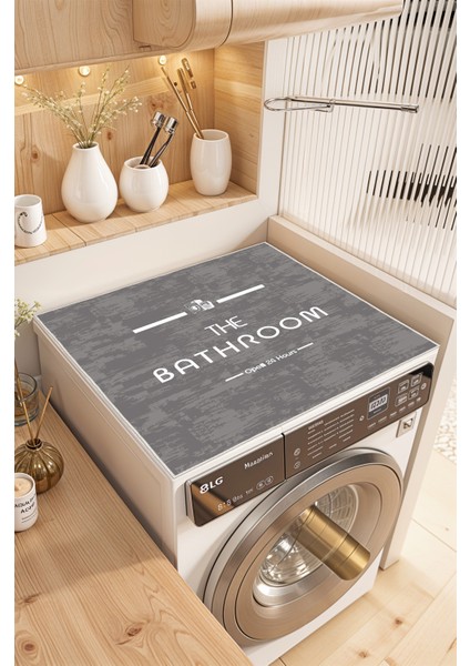 Kaymaz Tabanlı Çamaşır Makinesi Örtüsü Modern Kullanışlı Yıkanabilir Mat modelleri