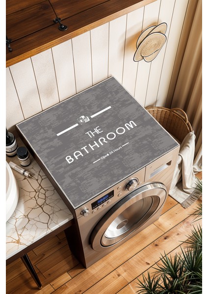 Kaymaz Tabanlı Çamaşır Makinesi Örtüsü Modern Kullanışlı Yıkanabilir Mat fırsatları