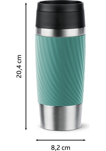 Travel Mug Twist Classic 0,36 Litre Seyahat Kupa Termos [Yeşil] - 3110601337