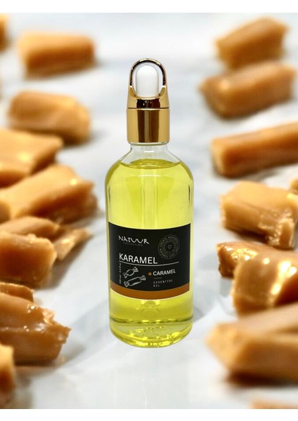 Karamel Esans Buhurdanlık Difüzör Parfüm Esansı Doğal Uçucu Yağ 100 ml