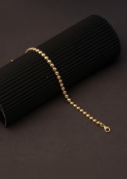 Altın Taneleri 14 Ayar Unisex Bileklik modelleri